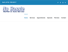 Tablet Screenshot of nohassleautoservice.com